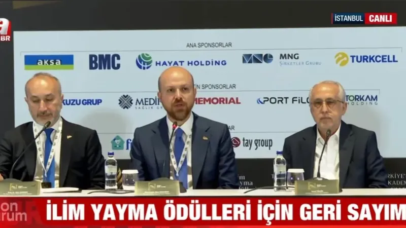 Bilal Erdoğan: İlim Yayma Ödülleri dünyanın sayılı akademik ödüllerinden birisi