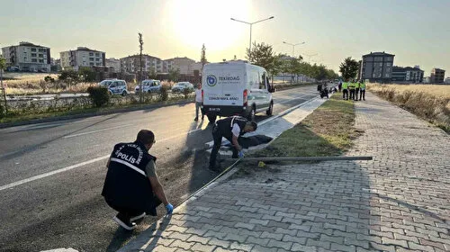 Çorlu'da korkunç kaza: 14 yaşındaki sürücü hayatını kaybetti, yolcu ağır yaralandı