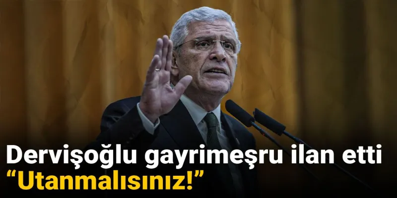Dervişoğlu'ndan Bomba İmralı Çıkışı: Utanmalısınız! Şoke Edecek Sözler