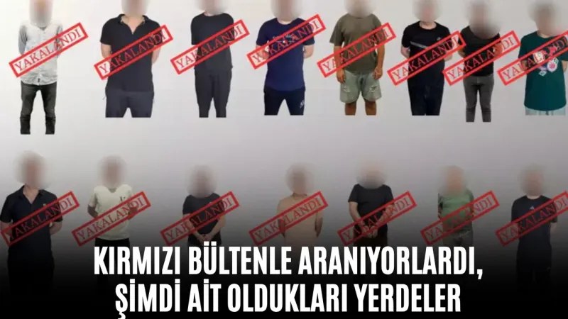 Kırmızı Bülten Alarmı! 15 Azılı Suçlu Türkiye'ye İade Edildi!
