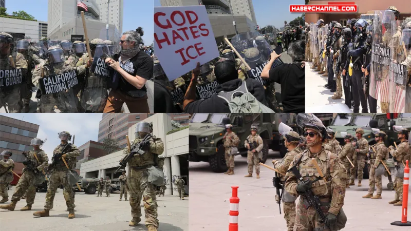 Los Angeles'ta Sınır Protestoları! Trump'tan Şok Askeri Müdahale Çağrısı