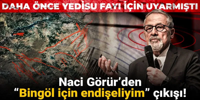Naci Görür'den Korkutan Bingöl Depremi Uyarısı! Ne Olacak?