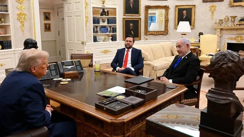Netanyahu, Washington'da: Trump'la aynı hafta içinde ikinci kez görüşüp Gazze'nin geleceğini konuştu