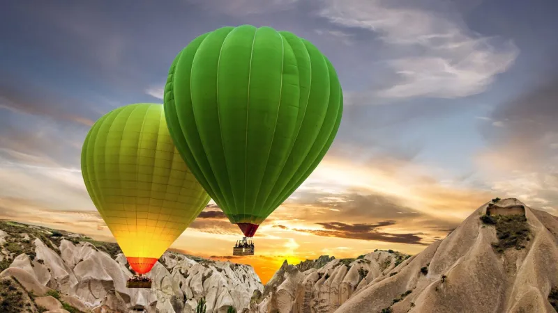 Nevşehir'de Balon Faciası Mı? Sıcak Hava Balonu Zorunlu İniş Yaptı!