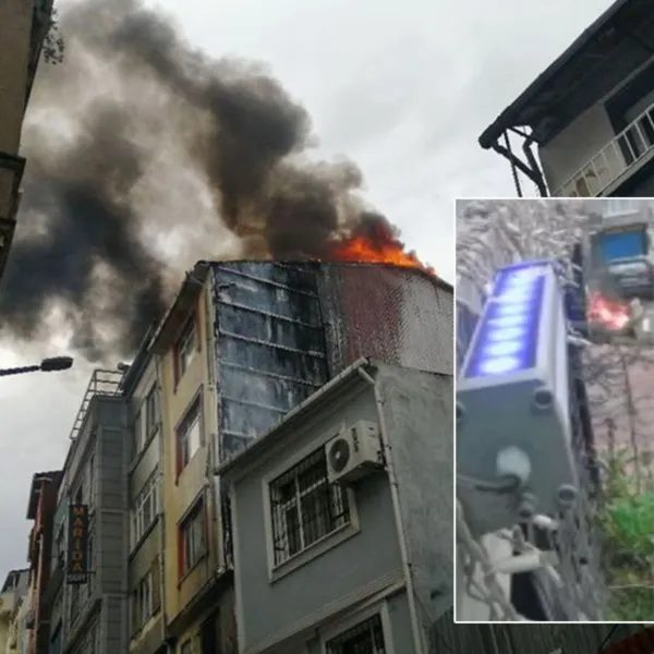 Beyoğlu yangınında şok detay: Kibritle başlayan felaket kameralarda