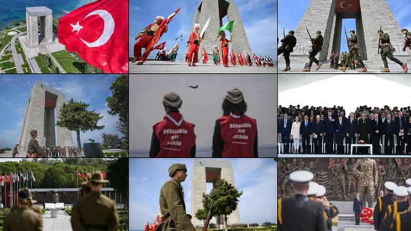 Çanakkale'de Tarihi Anma! 110. Yıl Töreni Göz Doldurdu