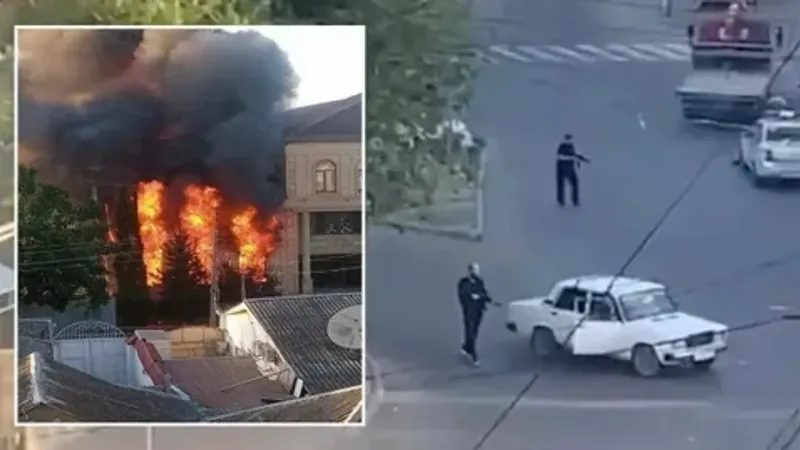 Dağıstan'da Kanlı Saldırı: Polis Noktası Ateş Altında!