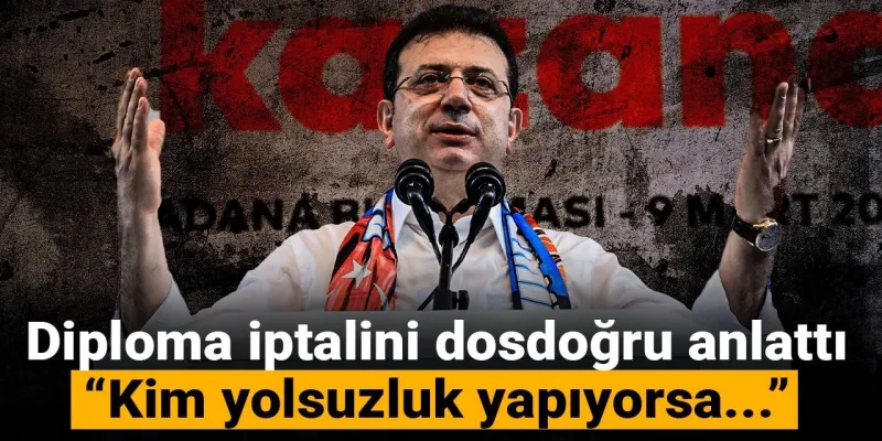 İmamoğlu'nun Diploması İptal Mi Edilecek? Veli Ağbaba'dan Bomba Açıklama!