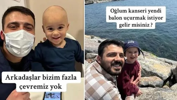 Kanseri Yenen Çocuğa Destek Yağdı! Balonlar Gökyüzüne Uçacak
