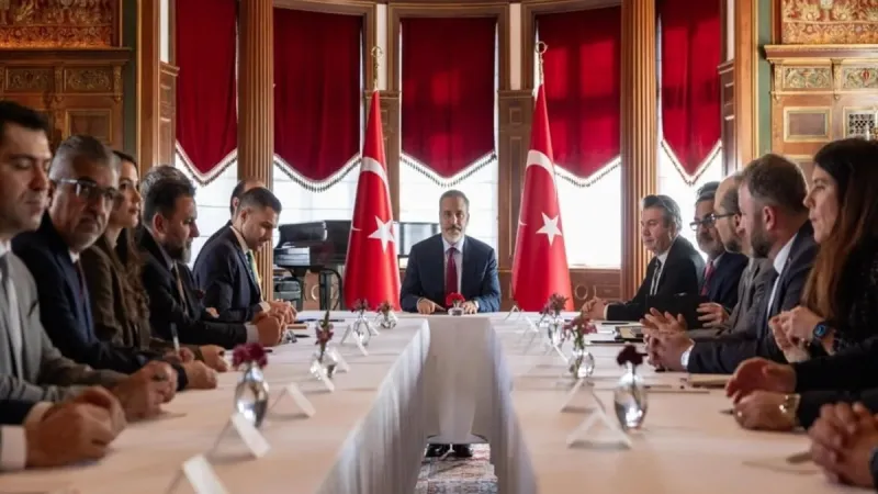 Hakan Fidan ABD'de Suriye-Amerikan Toplumu ile görüştü