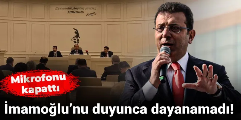 İmamoğlu Sözleri Meclisi Karıştırdı! Mikrofonu Kapattılar