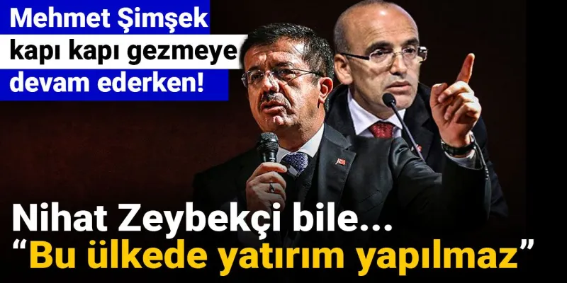 Şimşek Yatırım Turunda! Zeybekçi'den Şok Sözler: "Faize Yatırırım!"