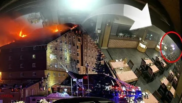 Kartalkaya Otel Faciası: Yangın Anı Kamerada! Korkunç Detay Ortaya Çıktı
