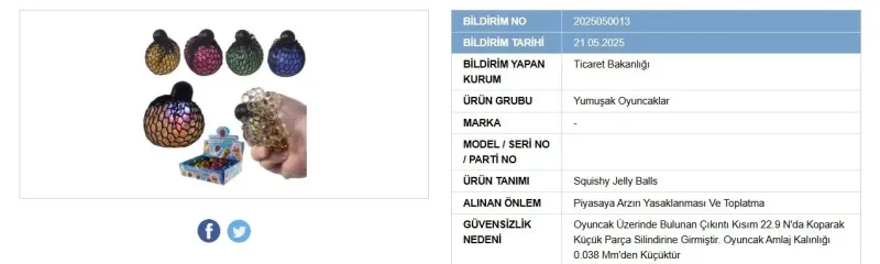 Ticaret Bakanlığı'ndan 3 ürüne satış yasağı