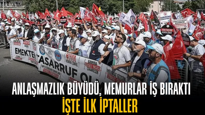 Memurdan Grev Şoku! Zam Oranları Yetersiz Mi? İZBAN Durdu!